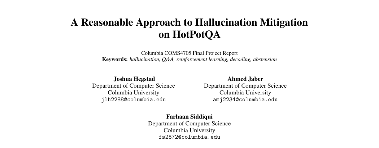 NLP Hallucination Mitigation preview